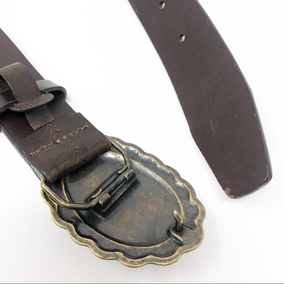 Liz Claiborne Boho Chic Leather Belt Size L - Picture 7 of 7